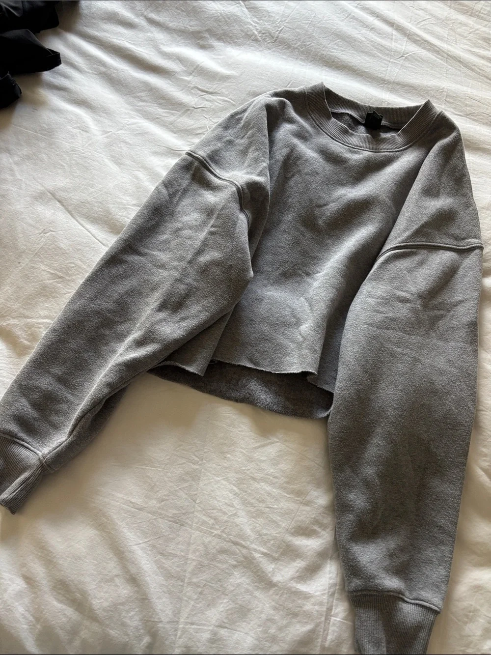 wild fable Heather Gray Sweatshirt Top - Picture 3 of 5